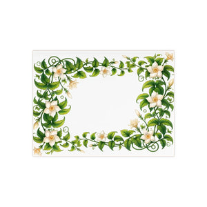 Serene White Flower Ceramic Photo Tiles - Dipaliz - Wall
