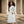 White Scattered Botanical Long Sleeve Midi Dress - Dresses - Xs