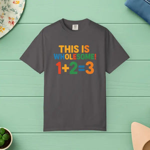 Playful Math Humor Tee Makes Numbers Come Alive - Dipaliz - Graphite / s - T-shirts