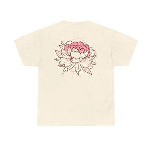 T-shirt - Lifey Floral Tee Unisex Cotton Shirt for Couples - Dipaliz