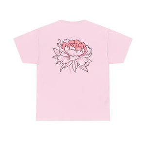 T-shirt - Lifey Floral Tee Unisex Cotton Shirt for Couples - Dipaliz