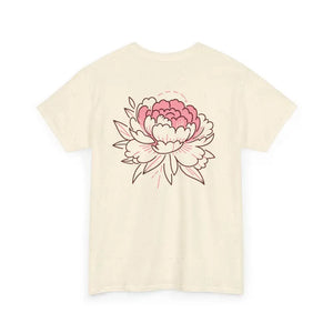 T-shirt - Lifey Floral Tee Unisex Cotton Shirt for Couples - Dipaliz