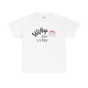 T-shirt - Lifey Floral Tee Unisex Cotton Shirt for Couples - Dipaliz White / s