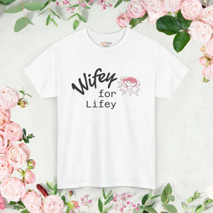 Lifey Floral Tee Unisex Cotton Shirt Love Story - Dipaliz - T-shirts