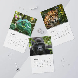 Wild Animals Wall Calendar 2026 Vibrant Photos Monthly Planner Dipaliz - Calendars