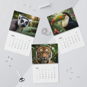 Wild Animals Wall Calendar 2026 Vibrant Photos Monthly Planner Dipaliz - Calendars