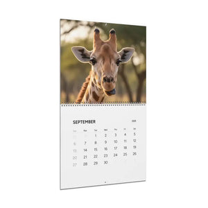 Wild Animals Wall Calendar 2026 Vibrant Photos Monthly Planner Dipaliz - Calendars