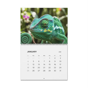 Wild Animals Wall Calendar 2026 Vibrant Photos Monthly Planner Dipaliz - Calendars
