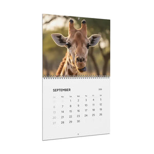 Wild Animals Wall Calendar 2026 Vibrant Photos Monthly Planner Dipaliz - Calendars