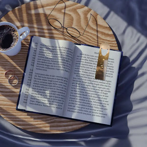 Aluminum Bookmark Wild Beauty Style for Book Enthusiasts - Dipaliz - one Size / White - Bookmarks