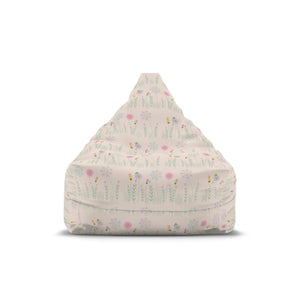 Wild Flowers Premium Bean Bag – Ultimate Comfort - Dipaliz - Slipcovers