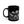 Floral Cat Black Ceramic Mug - Wild Flowers Charm - Dipaliz - Mugs