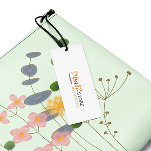 Vibrant Wild Flowers Crossbody Bag - Garden Party Faux Leather - Dipaliz - Cross Body Bags