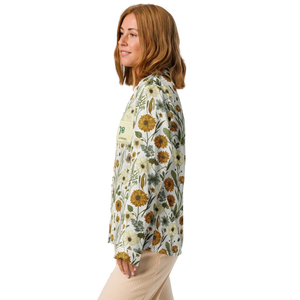 Silky Soft Wild Flowers Pajama Top - Lightweight Fabric - Dipaliz - Clothing Tops - s