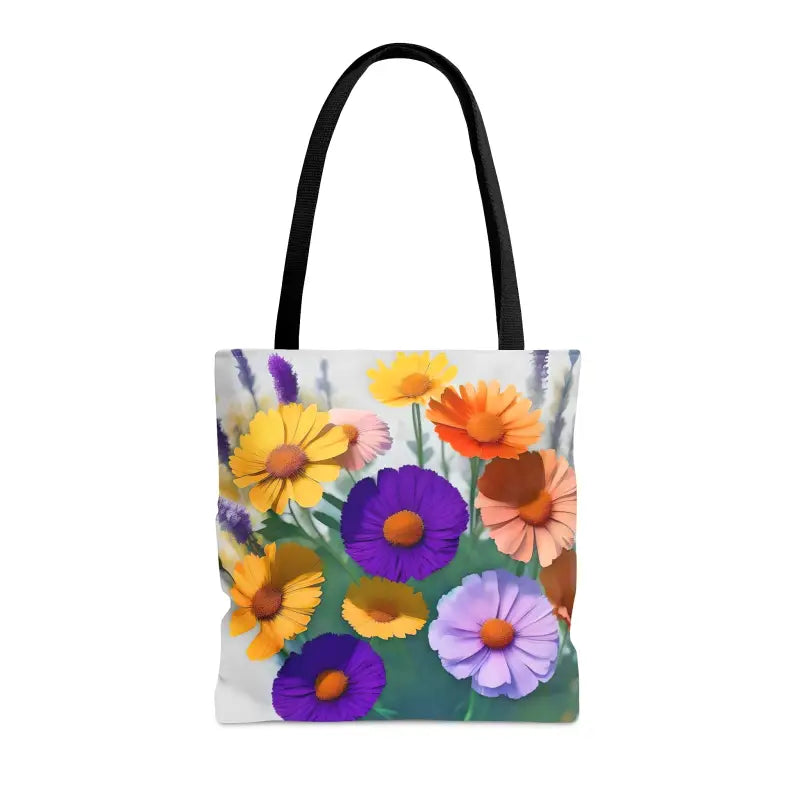 Turn Heads with our Stunning Wild Flowers Print Tote Bag - Bags