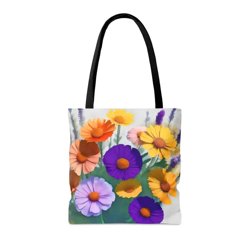 Turn Heads with our Stunning Wild Flowers Print Tote Bag - Bags