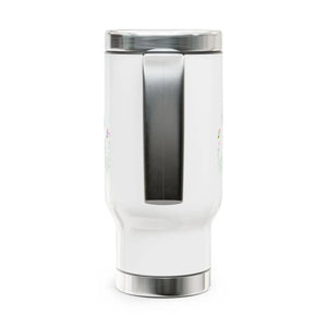 Wild Flowers Steel Travel Mug - Durable Stainless - Dipaliz - Tumblers