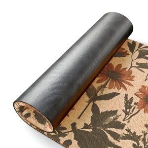 Wild Flowers Tufted Coir Coconut Fiber Door Mat - Dipaliz - 24’’ x 16’’ - Mats