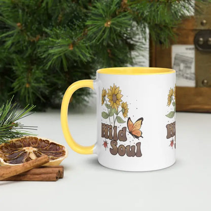 Wild Soul Ceramic Mug Adds a Splash to Morning Rituals - Yellow Mugs