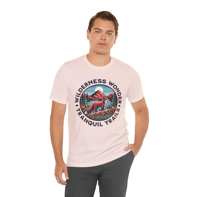 Wilderness Bliss Unisex Jersey Short Sleeve Tee - Soft Pink / s T-shirt