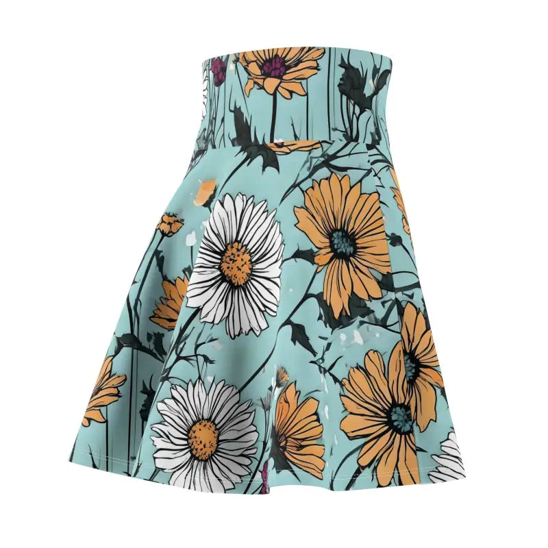 Wildflower Chic Women’s Skater Skirt - Style & Comfort Redefined - All Over Prints