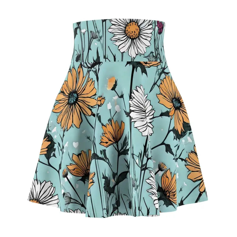 Wildflower Chic Women’s Skater Skirt - Style & Comfort Redefined - All Over Prints