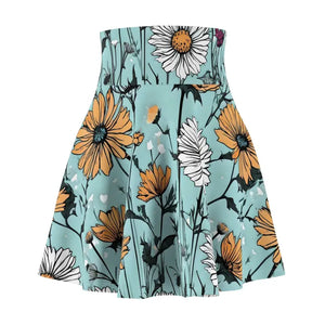 Women’s Skater Skirt - Wildflower Chic Comfort Fit - Dipaliz - Skirts