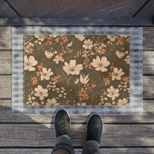 Wild Flowers Tufted Coir Coconut Fiber Door Mat - Dipaliz - 24’’ x 16’’ - Mats