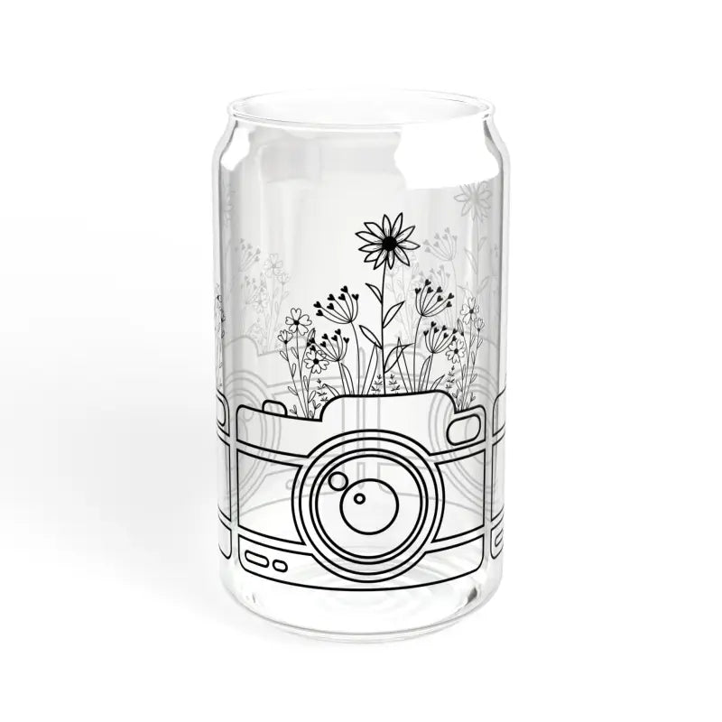 Sip in Style: Wildflower Sipper Glass 16oz Magic - Without Lid or Straw / Tumbler