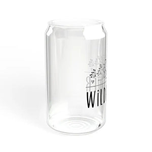 Wildflower Sipper Glass - Tempered Durable Drinkware - Dipaliz - Tumblers