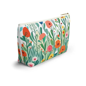 Wildflowers Accessory Pouch – Travel Toiletry Bag - Dipaliz - Makeup Bags