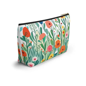 Wildflowers Accessory Pouch – Travel Toiletry Bag - Dipaliz - Makeup Bags
