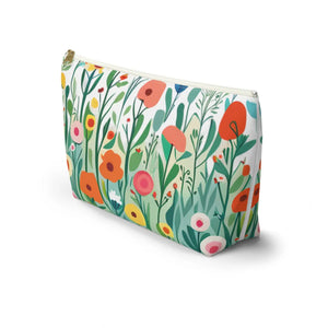 Wildflowers Accessory Pouch – Travel Toiletry Bag - Dipaliz - Makeup Bags