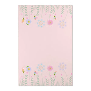 Pink Area Rugs – Plush Botanical Microfiber - Dipaliz
