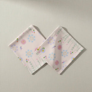 Wildflower Pink Napkins – Set of 4 Polyester - Dipaliz - Cloth