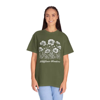 Wildflowers Wanderers Tee: Comfort Colors for the Bold - T-shirt