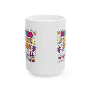 Mug - Wine Lover - Playful Party Ceramic - Dipaliz 15oz
