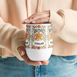 Insulated Wine Tumbler - Soulmates Forever Stainless - Dipaliz - Tumblers