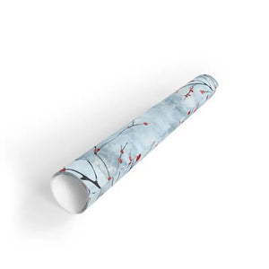 Winter Berries Gift Wrap Snow Forest Design - Dipaliz - Wrapping Paper