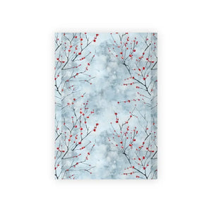 Winter Berries Gift Wrap Snow Forest Design - Dipaliz - Wrapping Paper