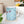 Winter Berry Ceramic Mug - Pale Blue Pine Forest Design - Dipaliz