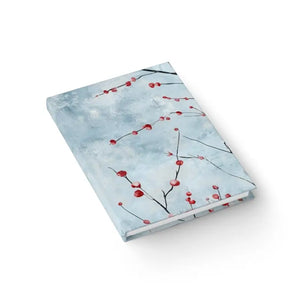 Winter Berry Journal - Floral Hardcover Notebook - Dipaliz - Journals