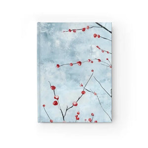 Winter Berry Journal - Floral Hardcover Notebook - Dipaliz - Journals