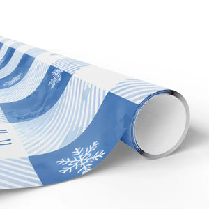 Blue Checks Wrapping Paper - Winter Wonderland Gift Wrap - Dipaliz - Mobile Phone Cases