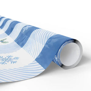 Blue Checks Wrapping Paper - Winter Wonderland Gift Wrap - Dipaliz - Mobile Phone Cases