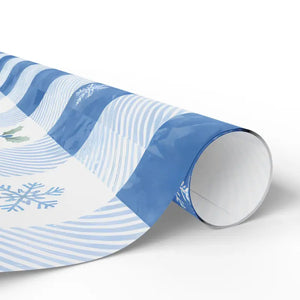 Blue Checks Wrapping Paper - Winter Wonderland Gift Wrap - Dipaliz - Mobile Phone Cases