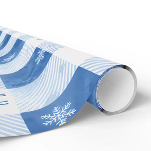 Blue Checks Wrapping Paper - Winter Wonderland Gift Wrap - Dipaliz - Mobile Phone Cases
