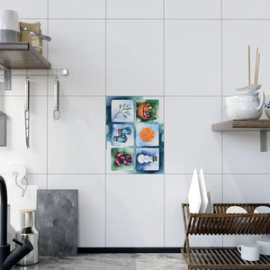 Winter Charm Ceramic Photo Cozy Snowman Wall Tile - Dipaliz - Tiles