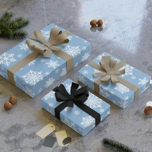 95gsm Fine Art Snowflake Wrapping Paper - Dipaliz