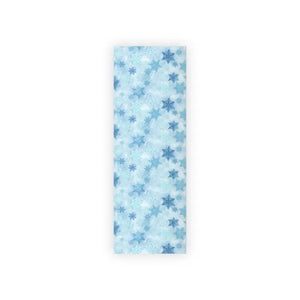 Winter Snowflake Wrapping Paper Roll Blue Holiday Style Dipaliz - 28’’ x 79’’ / Satin